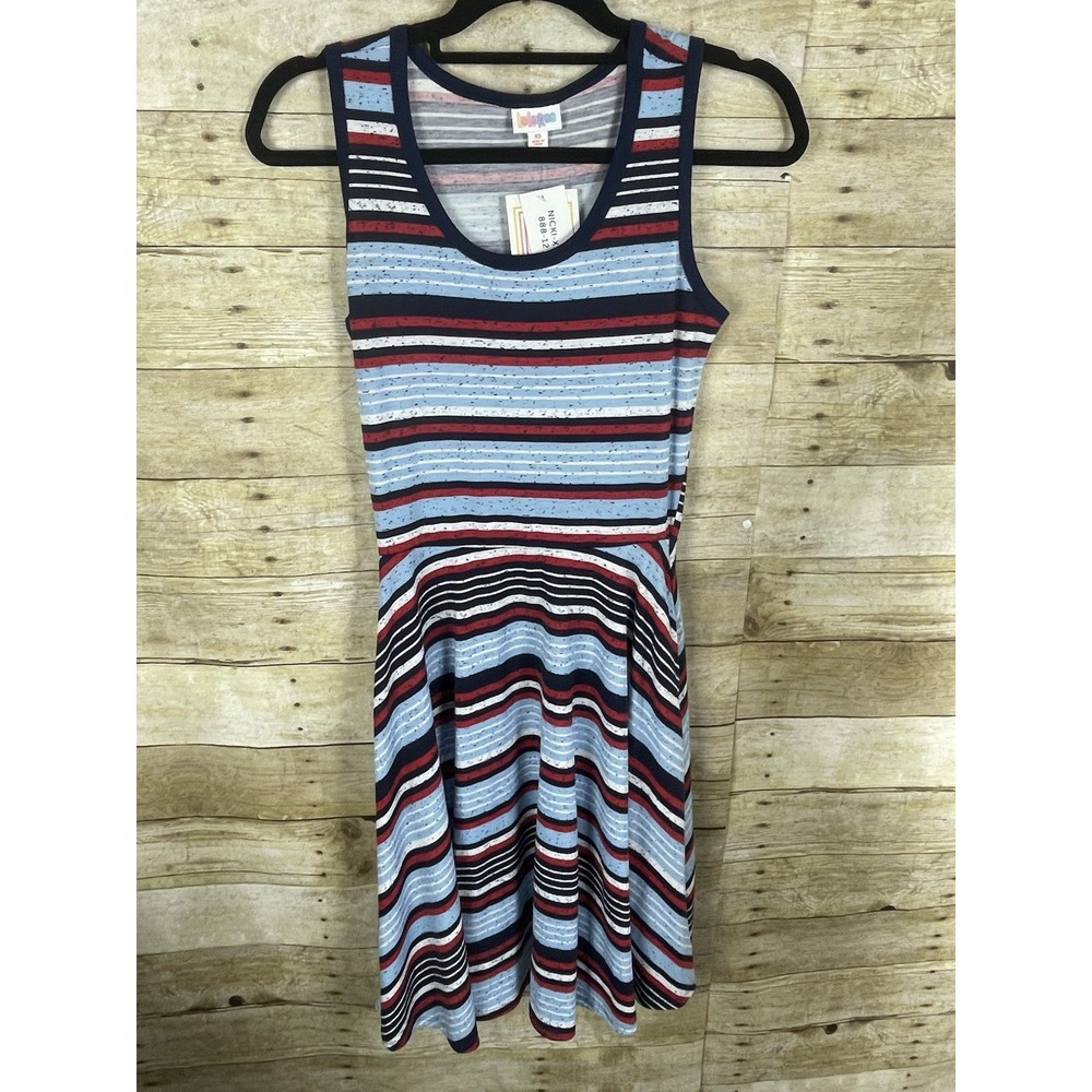NEW RELEASE Lularoe Nicki Dress Nwt Size Extra Small Beautiful Amazing Print New